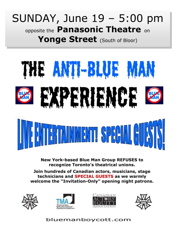 The Anti-Blue Man Group Experience